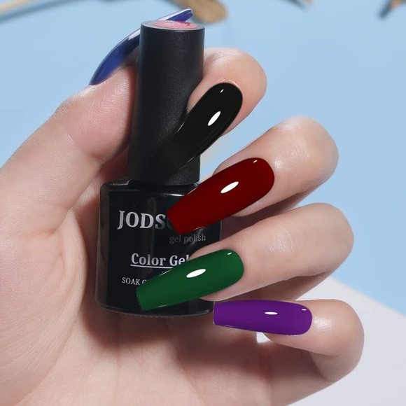 Jodsone 10-Color Gel Nail Polish Starter Kit for Year-Round Glam - Picture 5 of 6